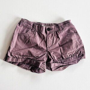 Bonpoint Girls Purple Cotton Shorts — Size 6Y